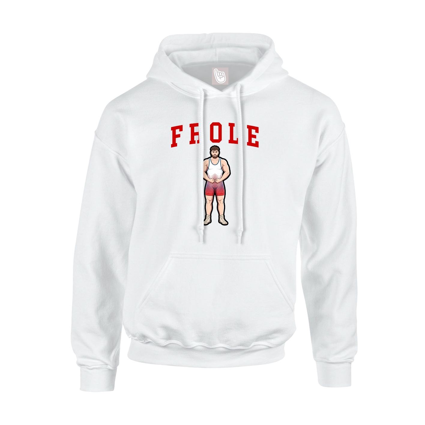 Hoodie — Shirsey in White