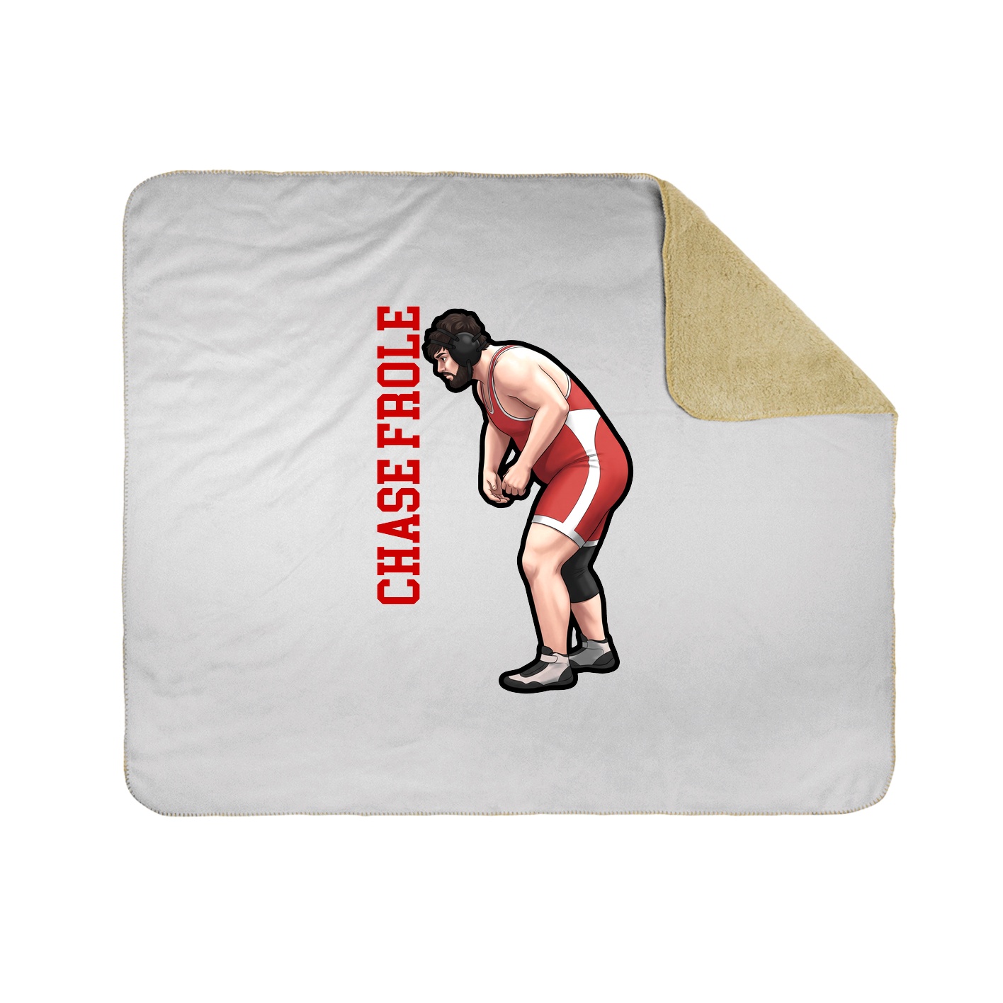 50x60 Sherpa Lined Throw Blanket