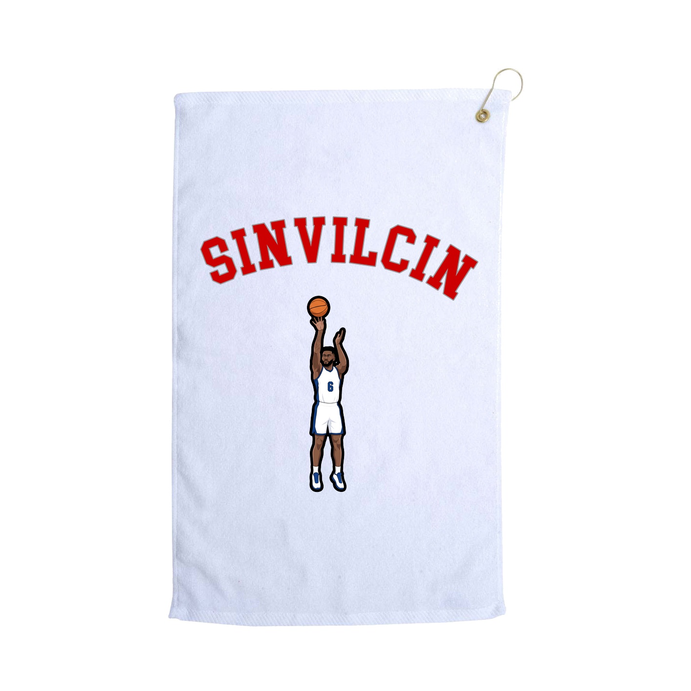 Golf Towel — Shirsey Arch in White