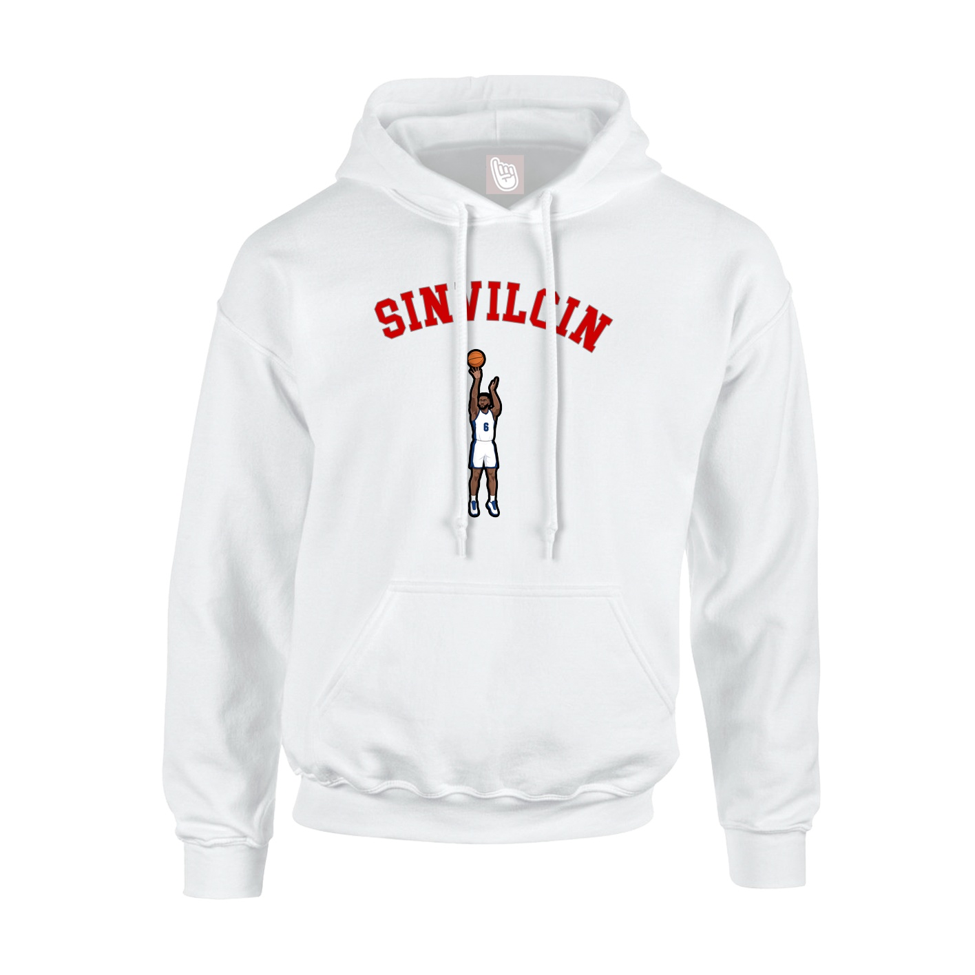 Youth Hoodie — Shirsey Arch in White