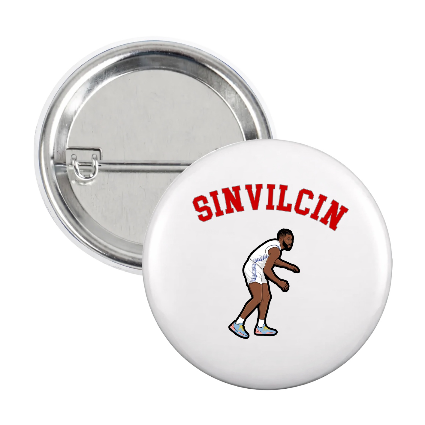 Game Day Button — Shirsey Arch in White