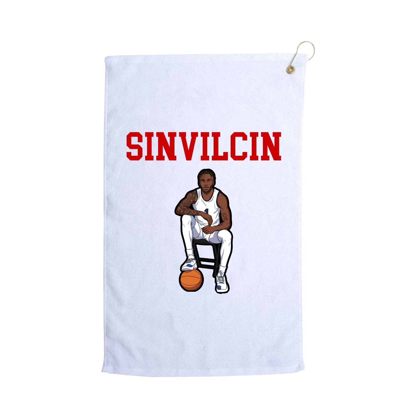 Golf Towel — Shirsey in White