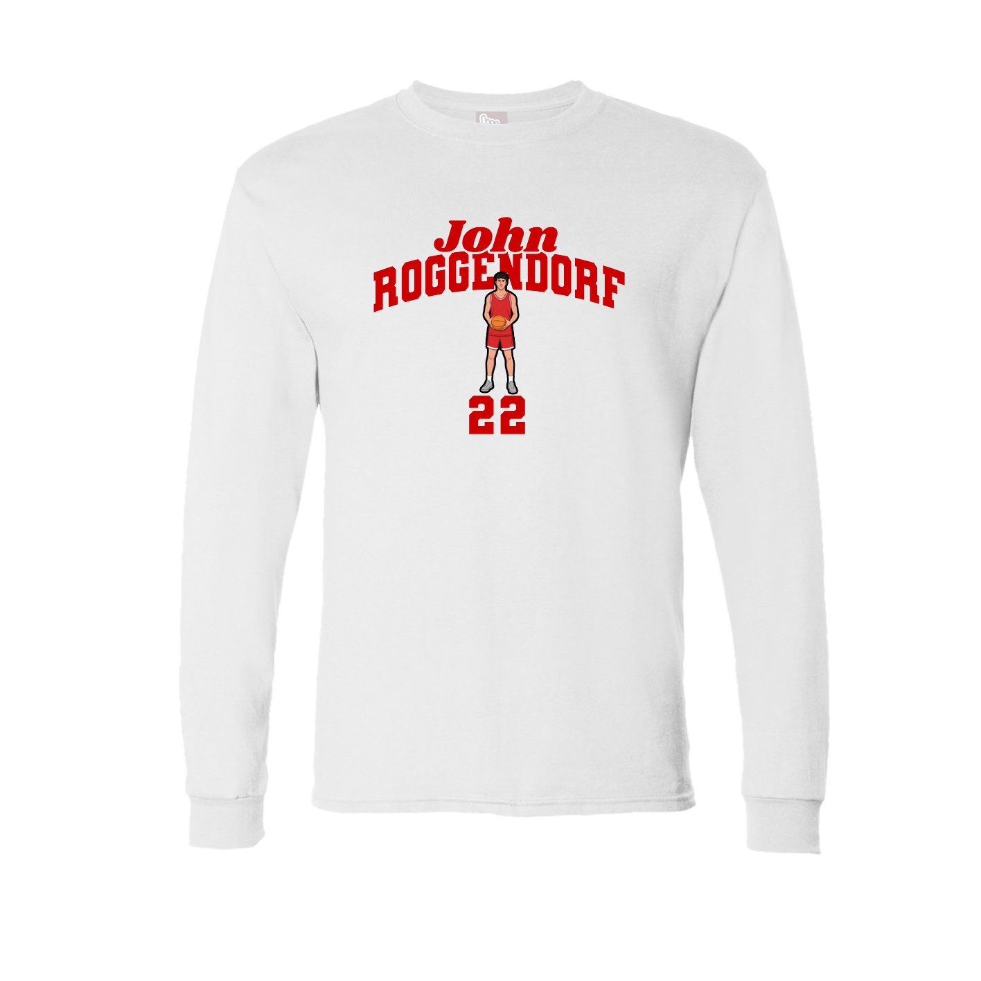 Long Sleeve Tee — Signature Arch in White