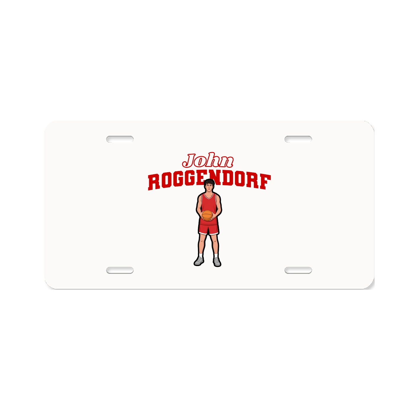 License Plate — Name Arch in Classic
