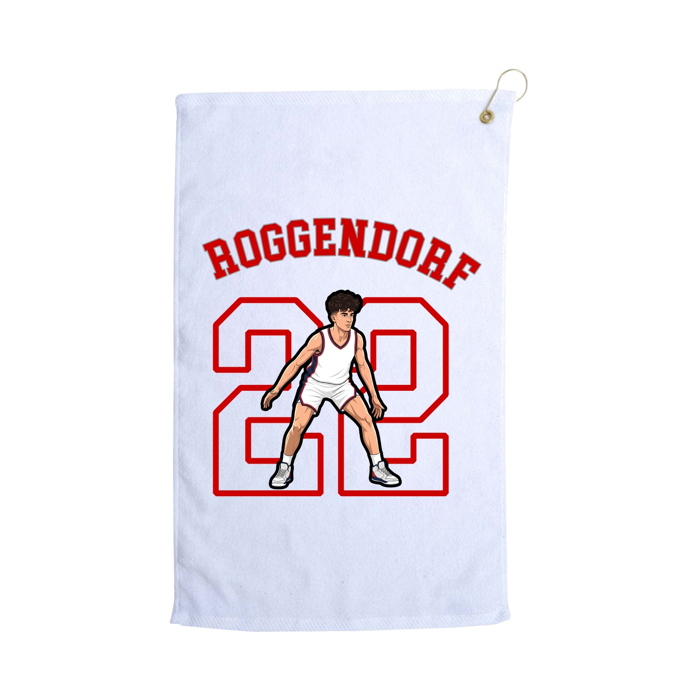 Golf Towel — Shirsey Arch in White