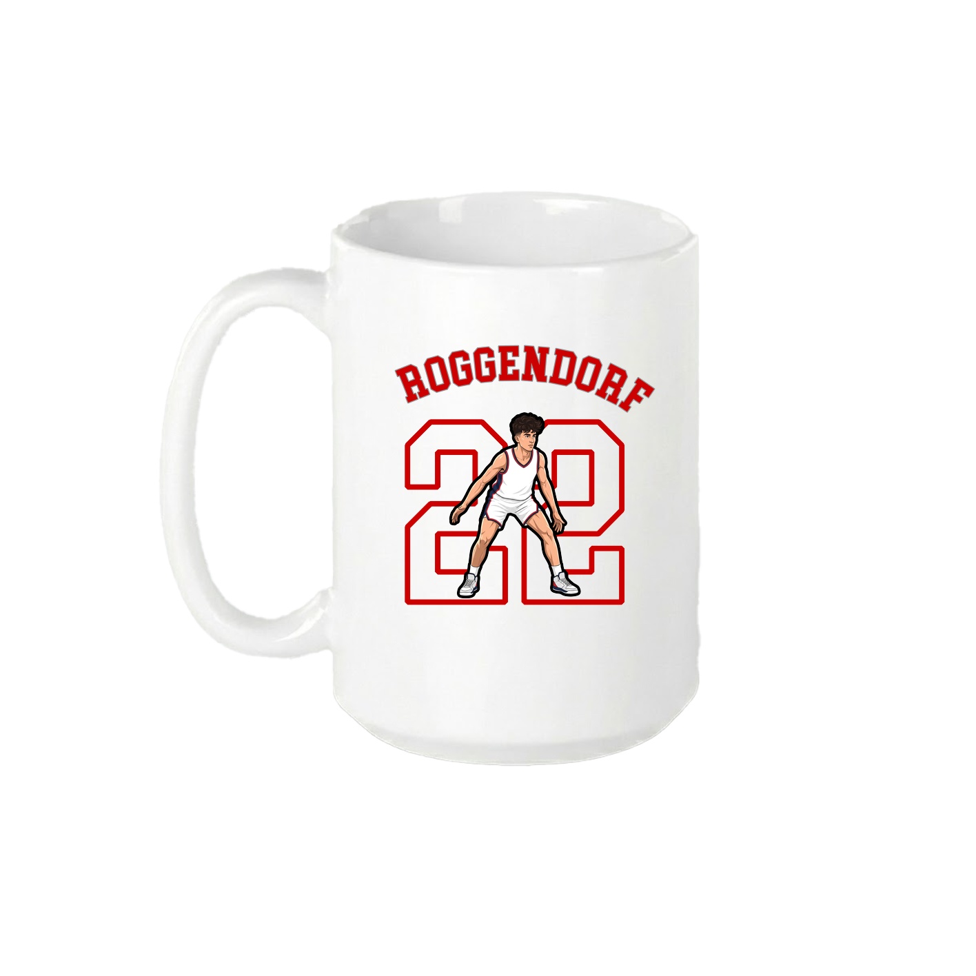 15oz Coffee Mug — Shirsey Arch in White