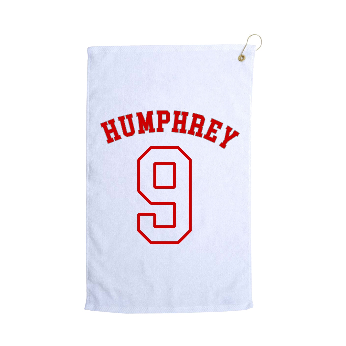 Golf Towel — Shirsey Arch in White