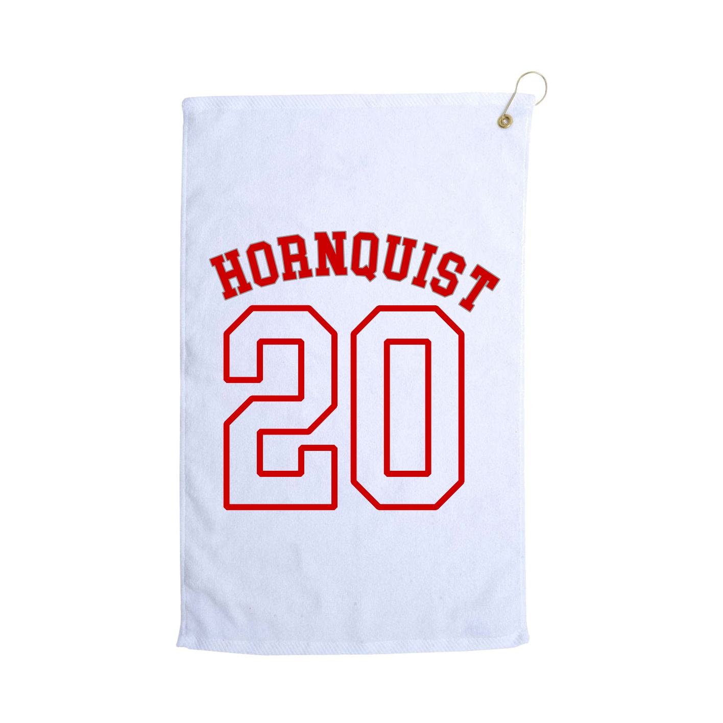 Golf Towel — Shirsey Arch in White