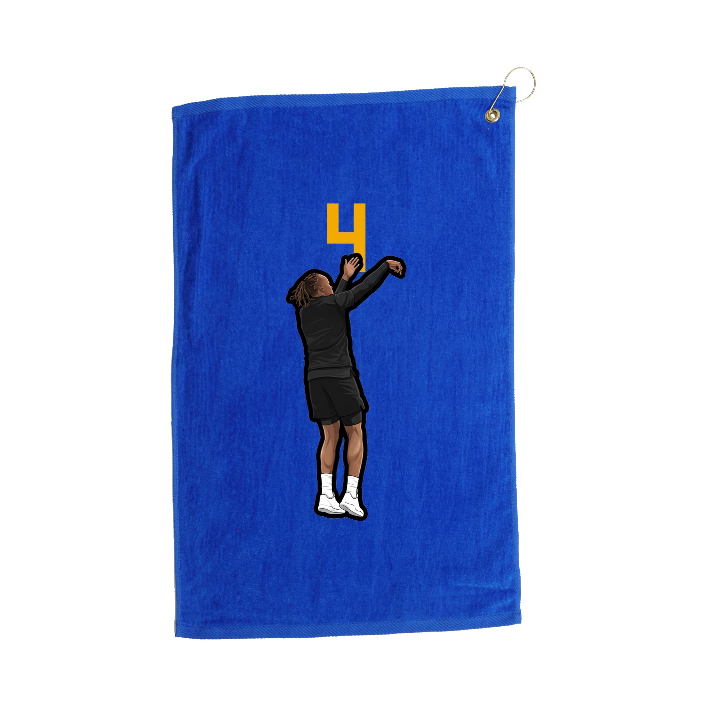 Golf Towel — Number Top in Royal