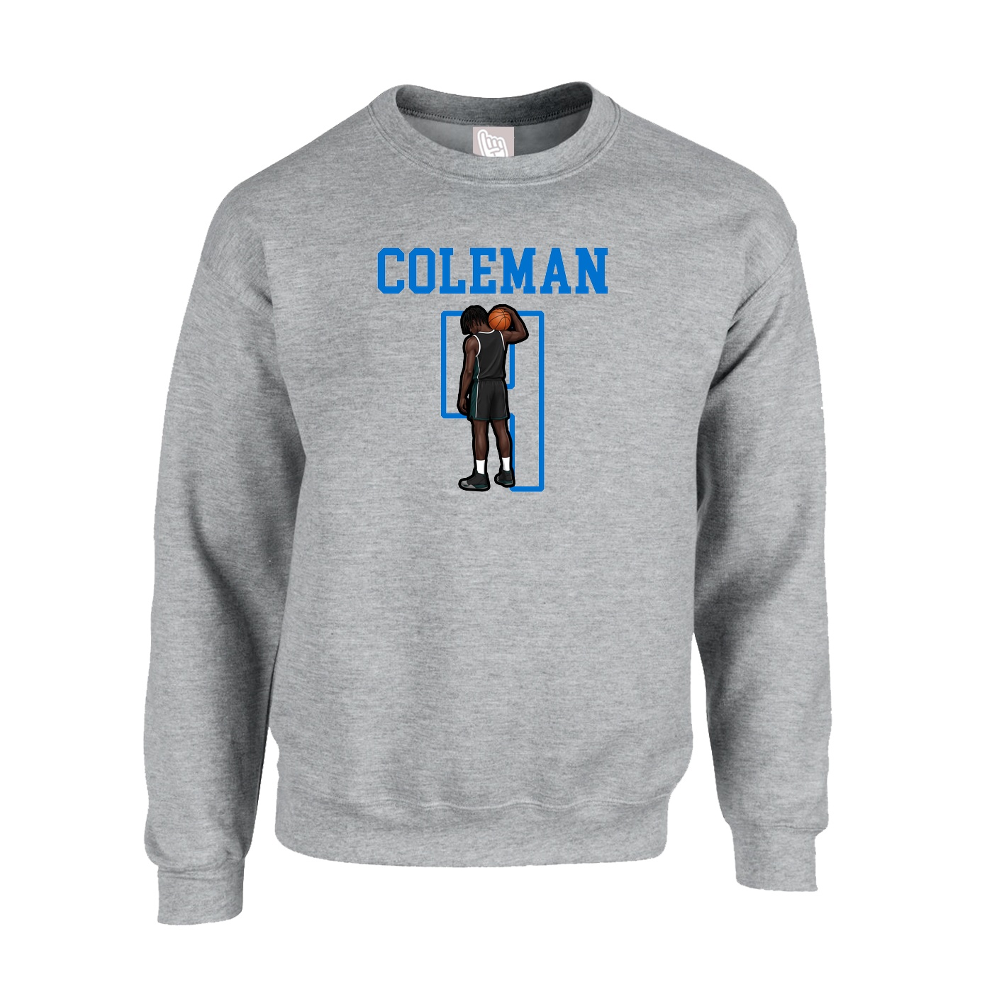Fleece Crew — Shirsey in Grey