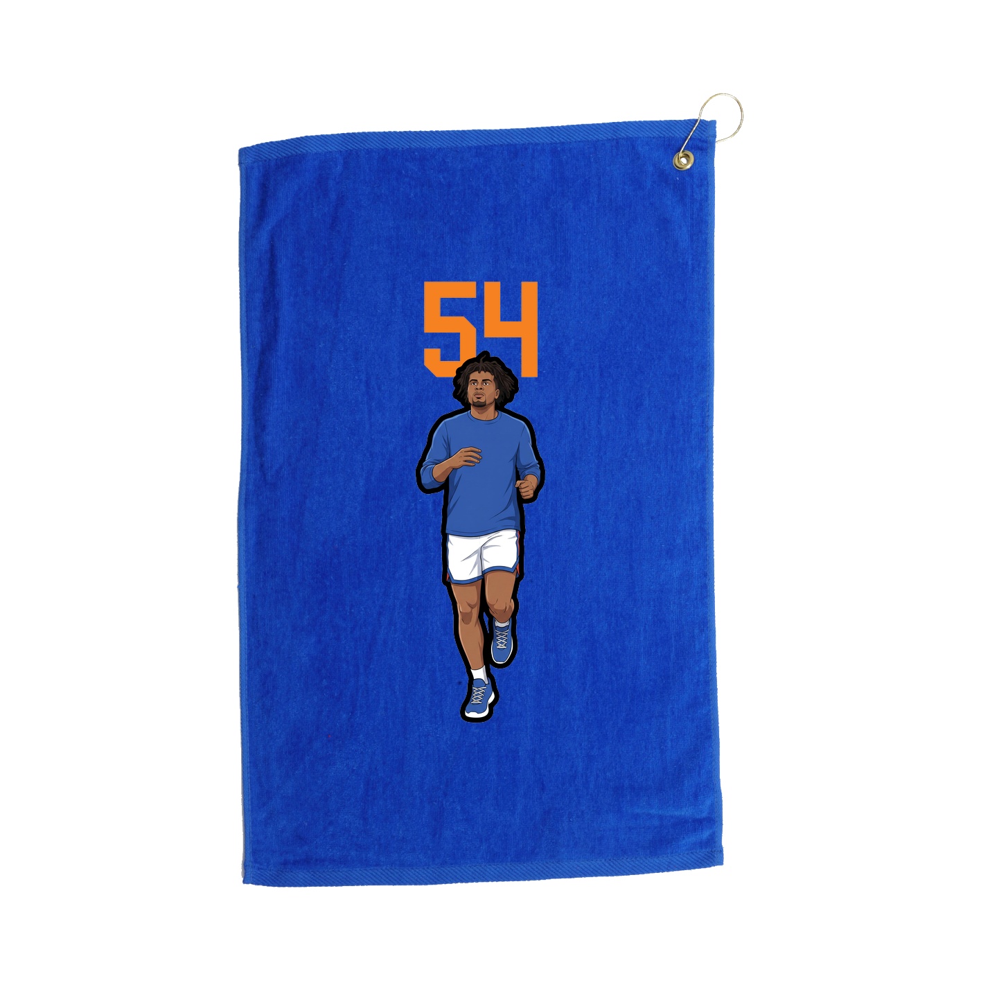 Golf Towel — Number Top in Royal