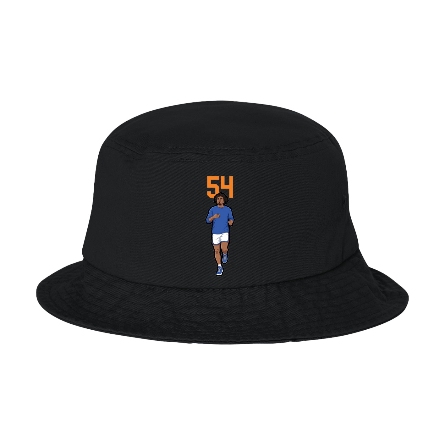 Bucket Cap — Number Top in Black