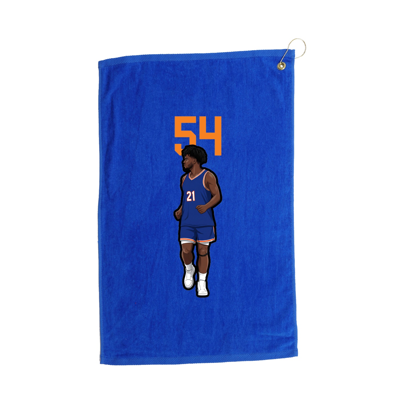 Golf Towel — Number Top in Royal