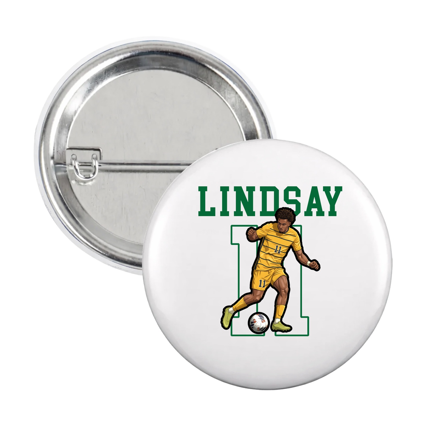 Game Day Button — Shirsey in White