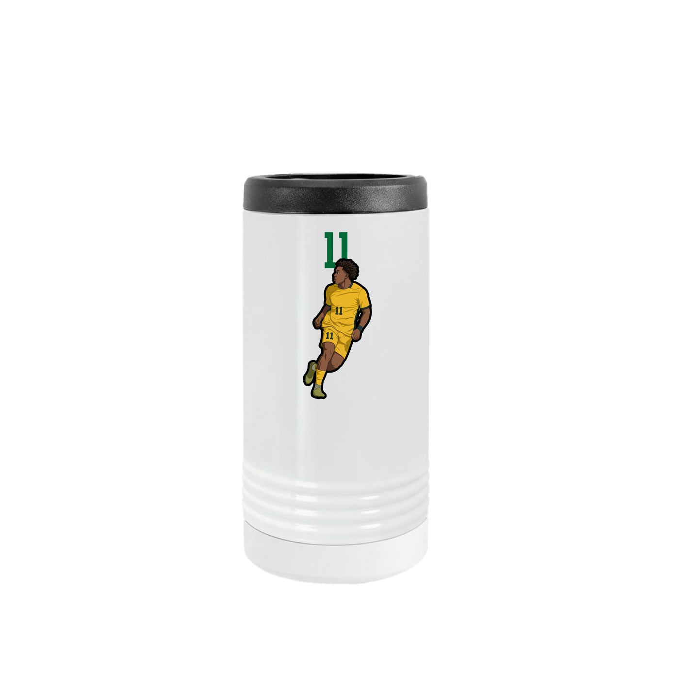 Slim Beverage Holder — Number Top in White