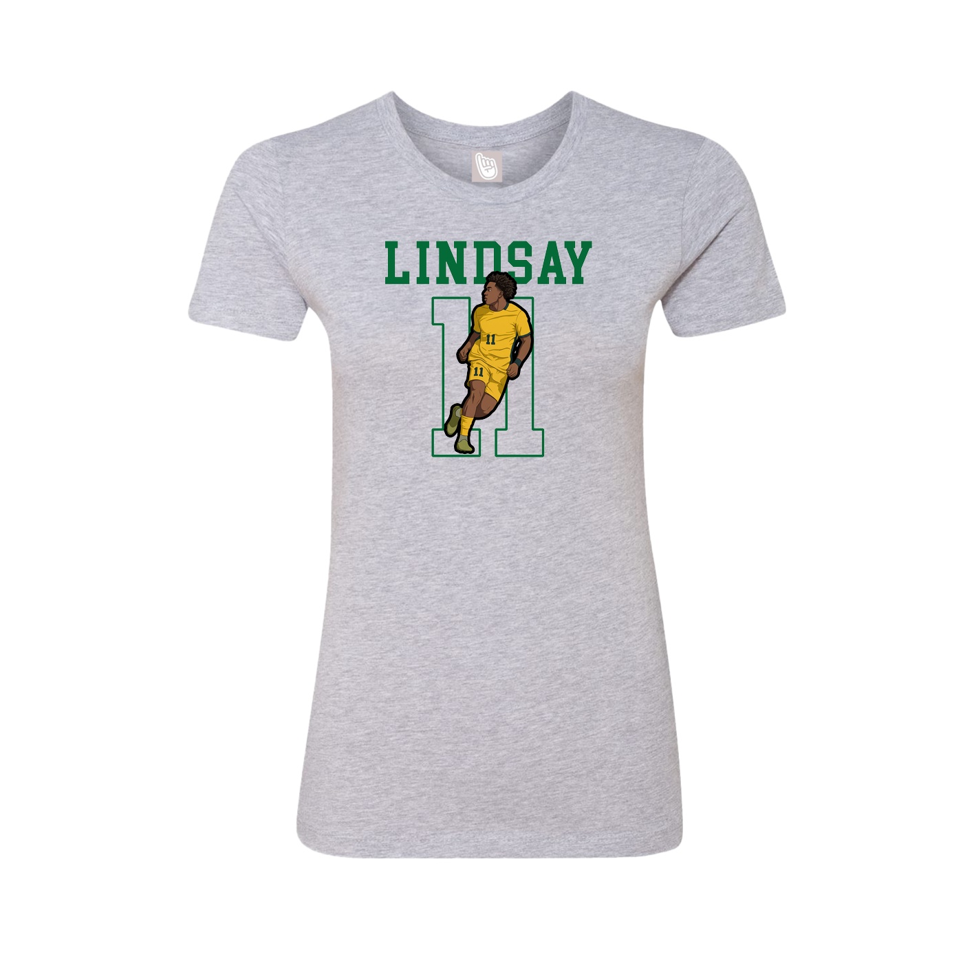 Fitted Women's Tee — Shirsey in Grey