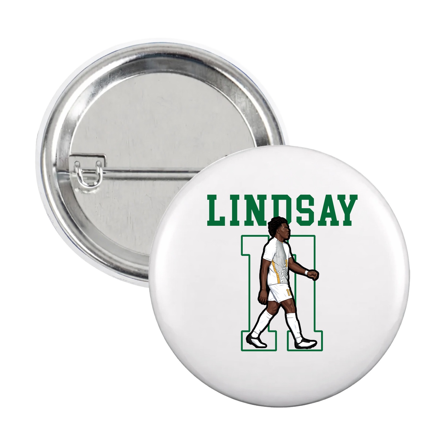 Game Day Button — Shirsey in White