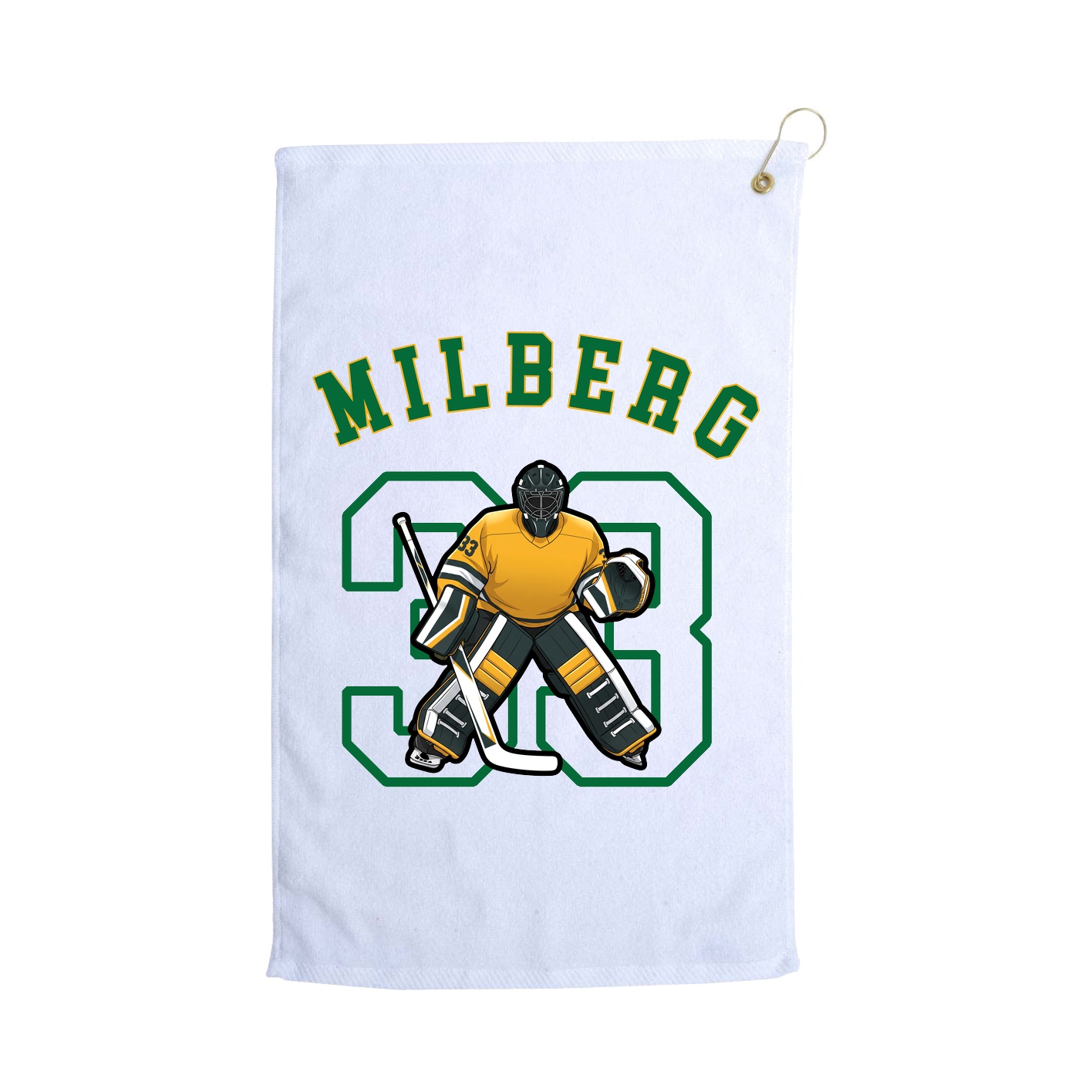 Golf Towel — Shirsey Arch in White