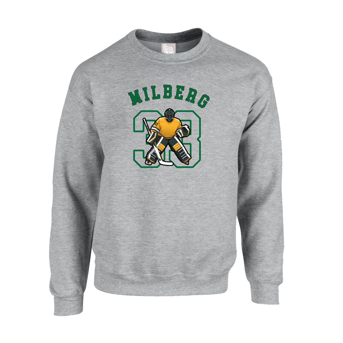 Fleece Crew — Shirsey Arch in Grey
