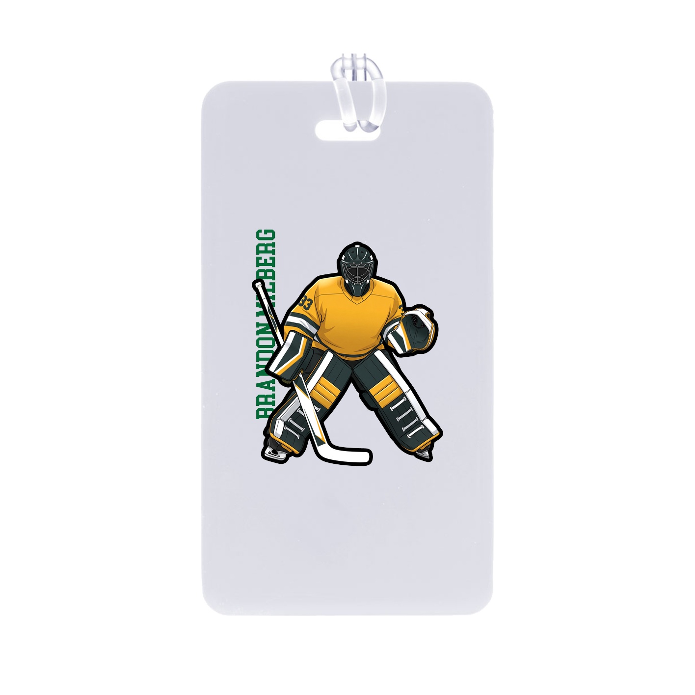 Bag Tag — Name Vertical in Classic