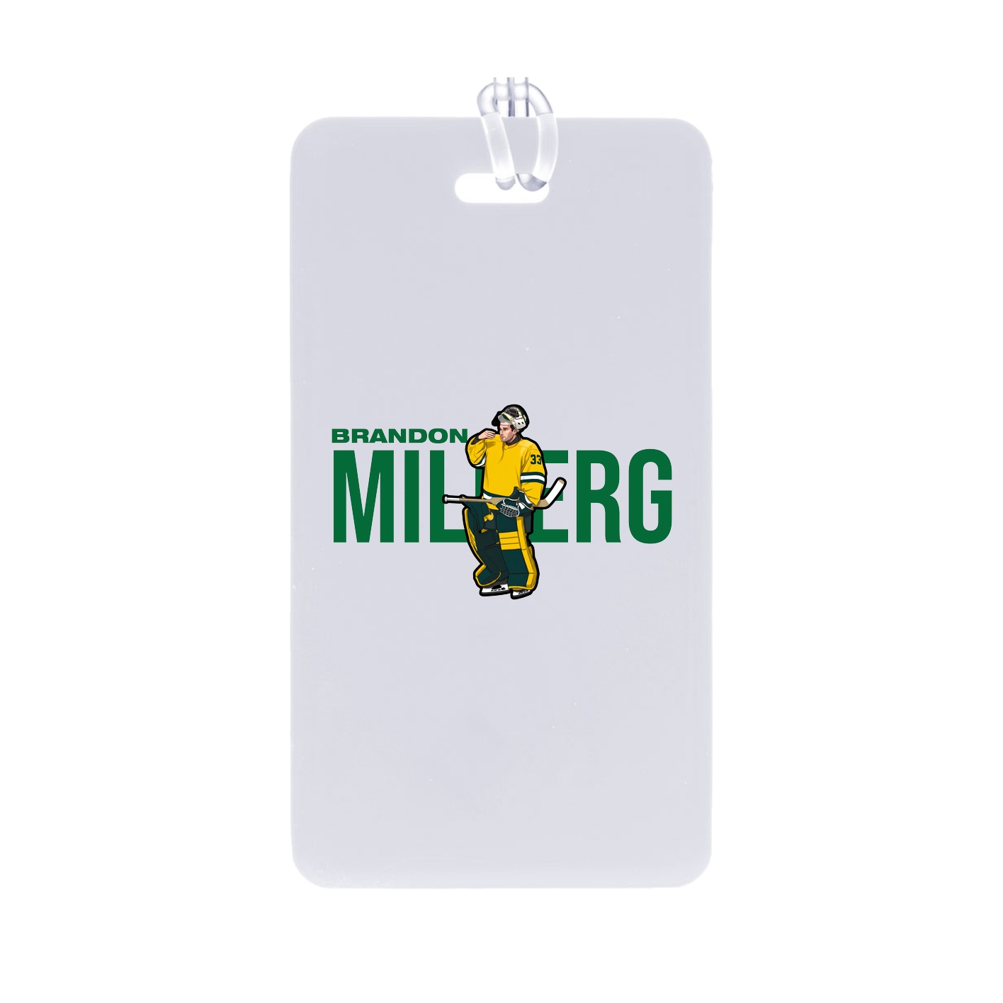 Bag Tag — Player Name in Classic