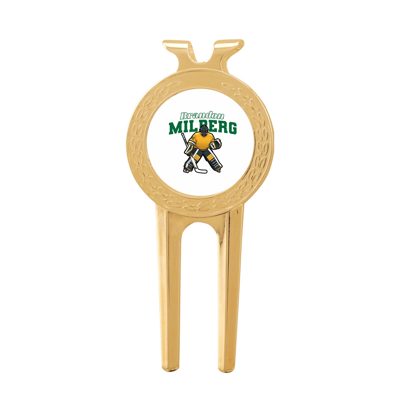 Divot Tool with Ball Marker — Name Arch in Classic