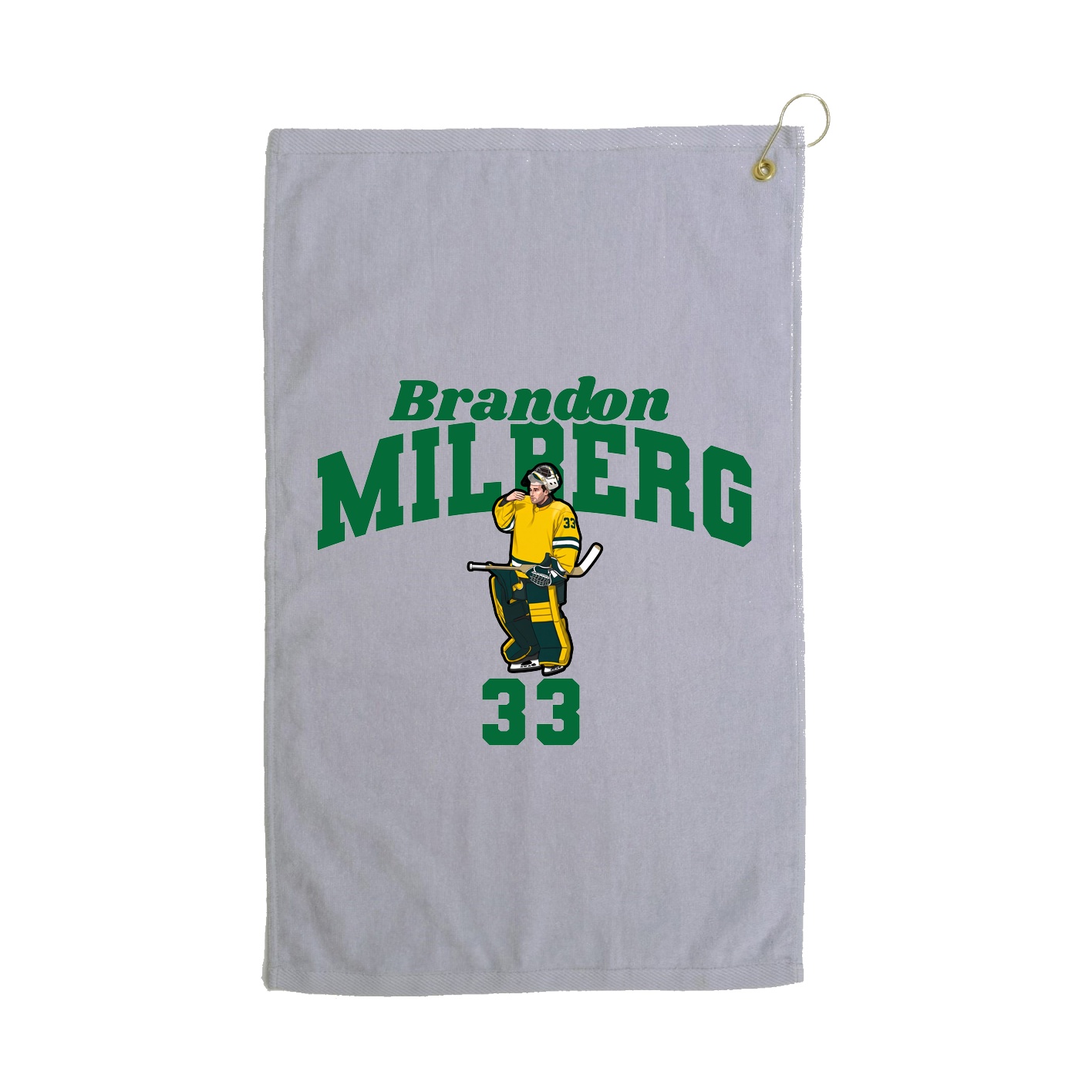 Golf Towel — Signature Arch in Grey