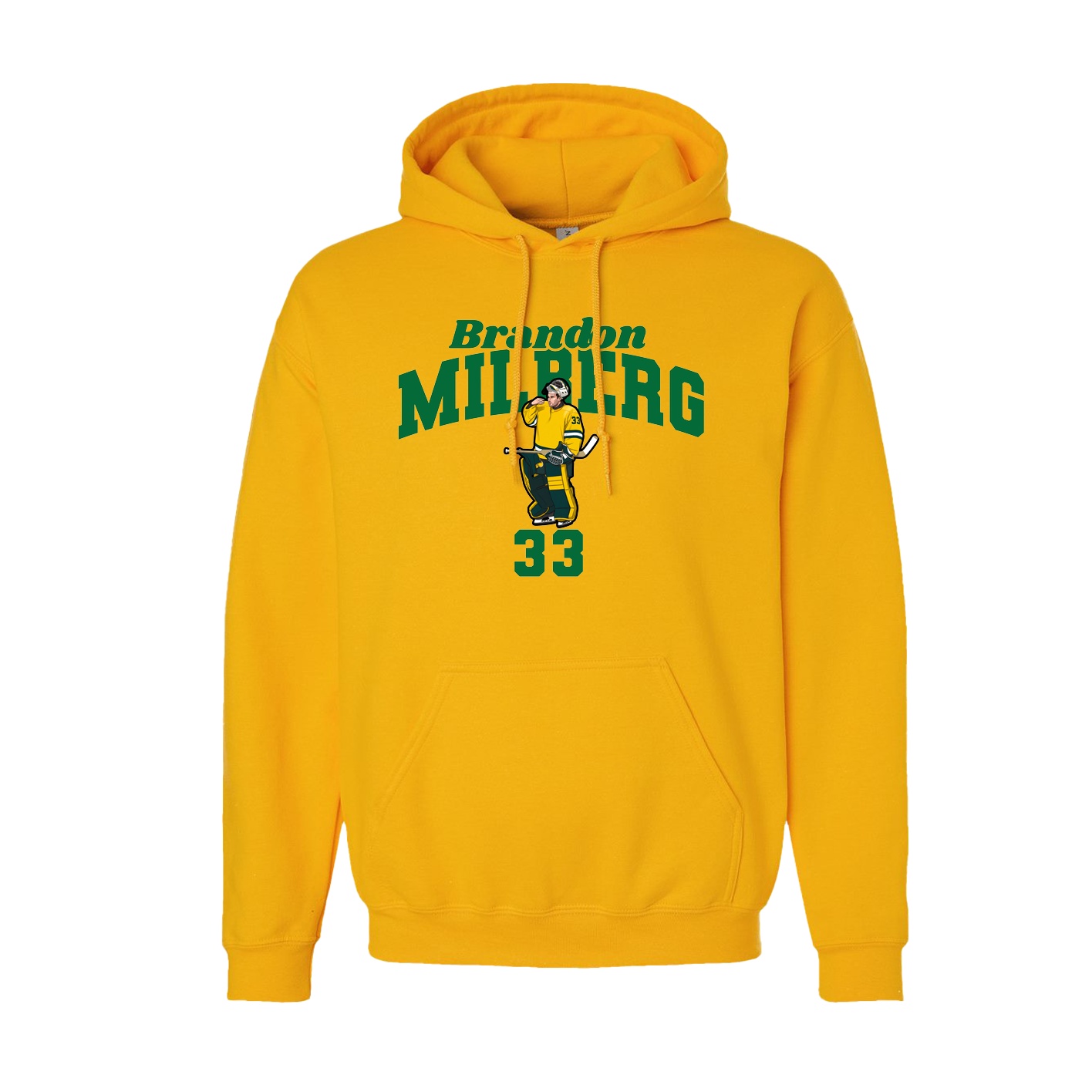 Hoodie — Signature Arch in Gold