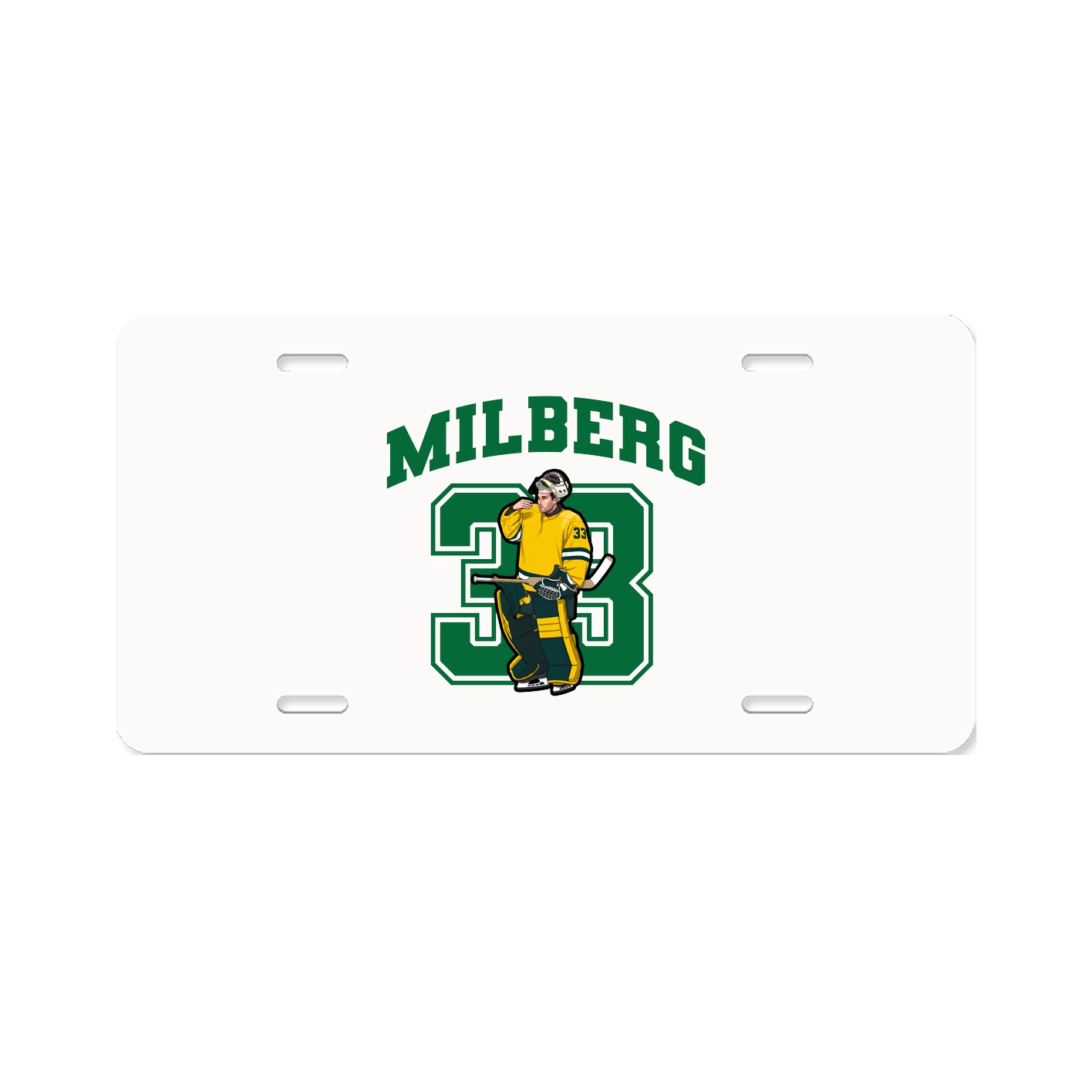 License Plate — Number in Classic