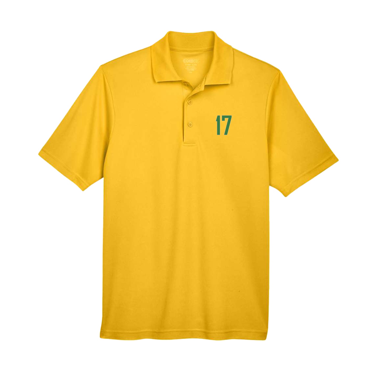 Performance Polo — Front Shirsy in Gold
