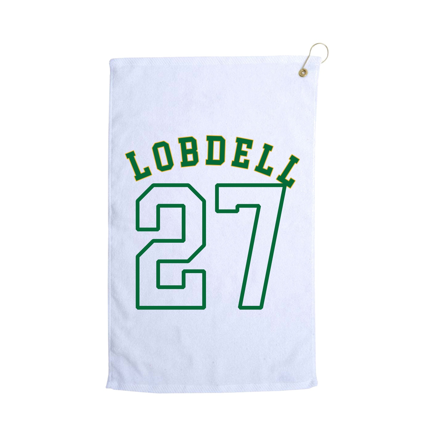 Golf Towel — Shirsey Arch in White