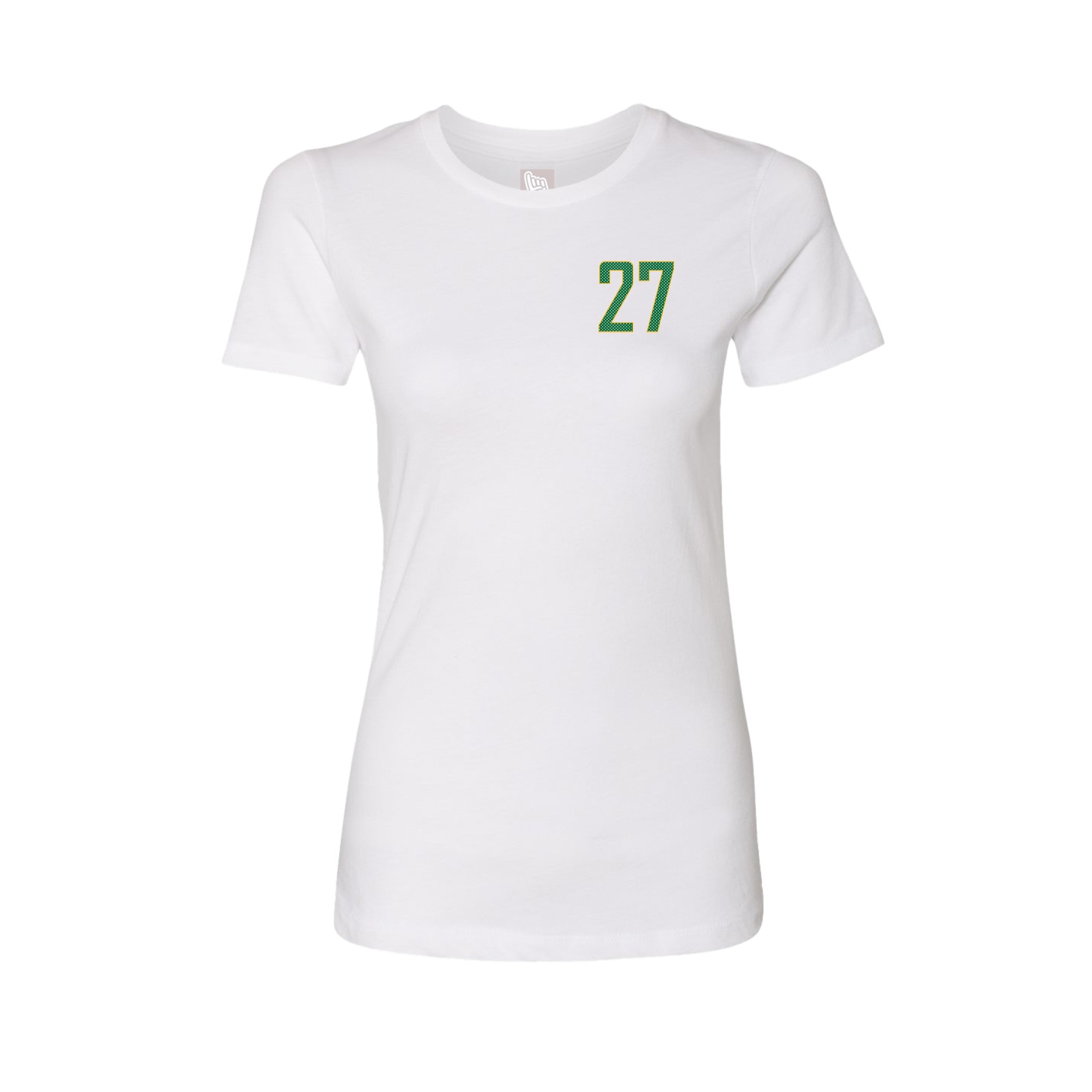 Fitted Women's Tee — Front Shirsy in White