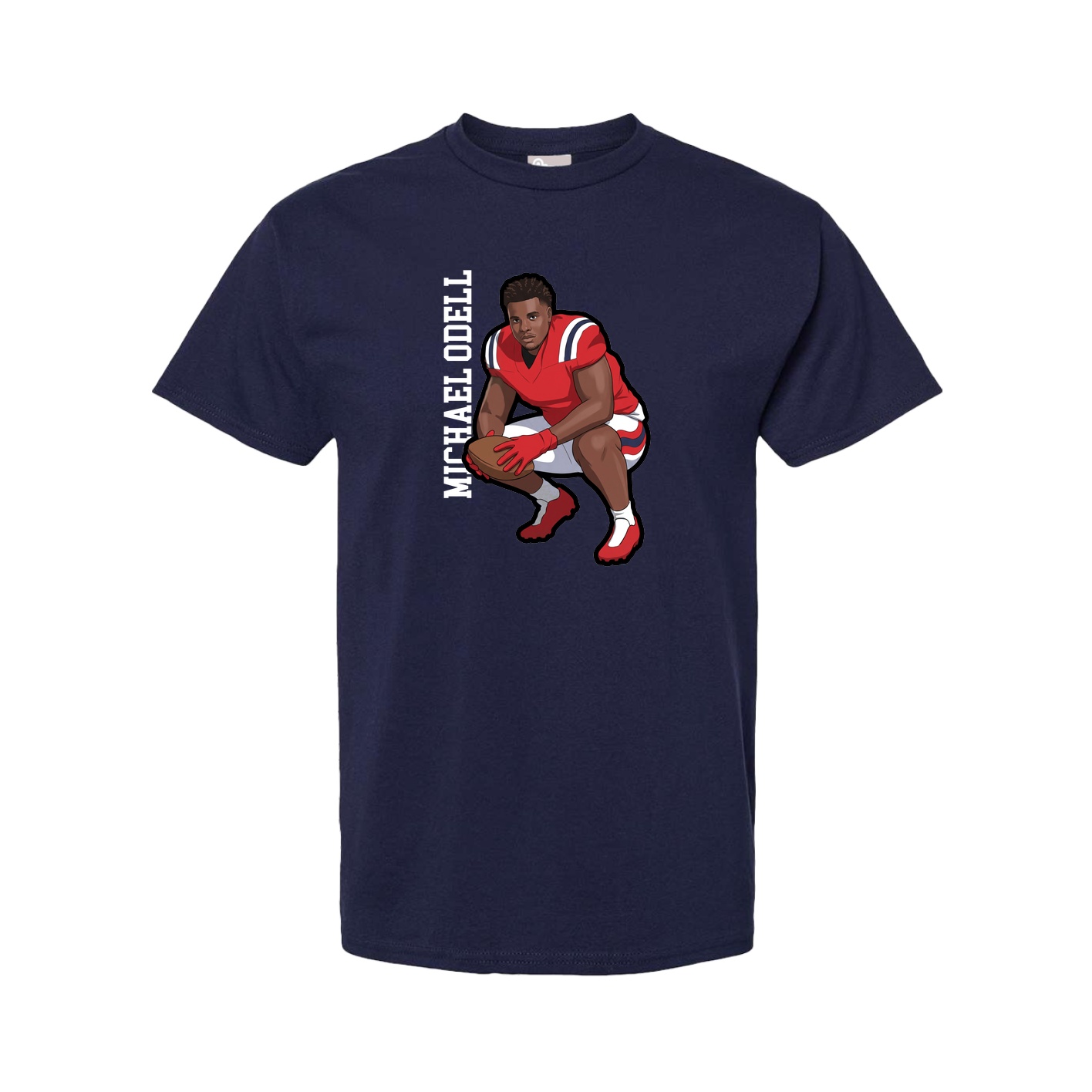 Youth Tee — Name Vertical in Navy