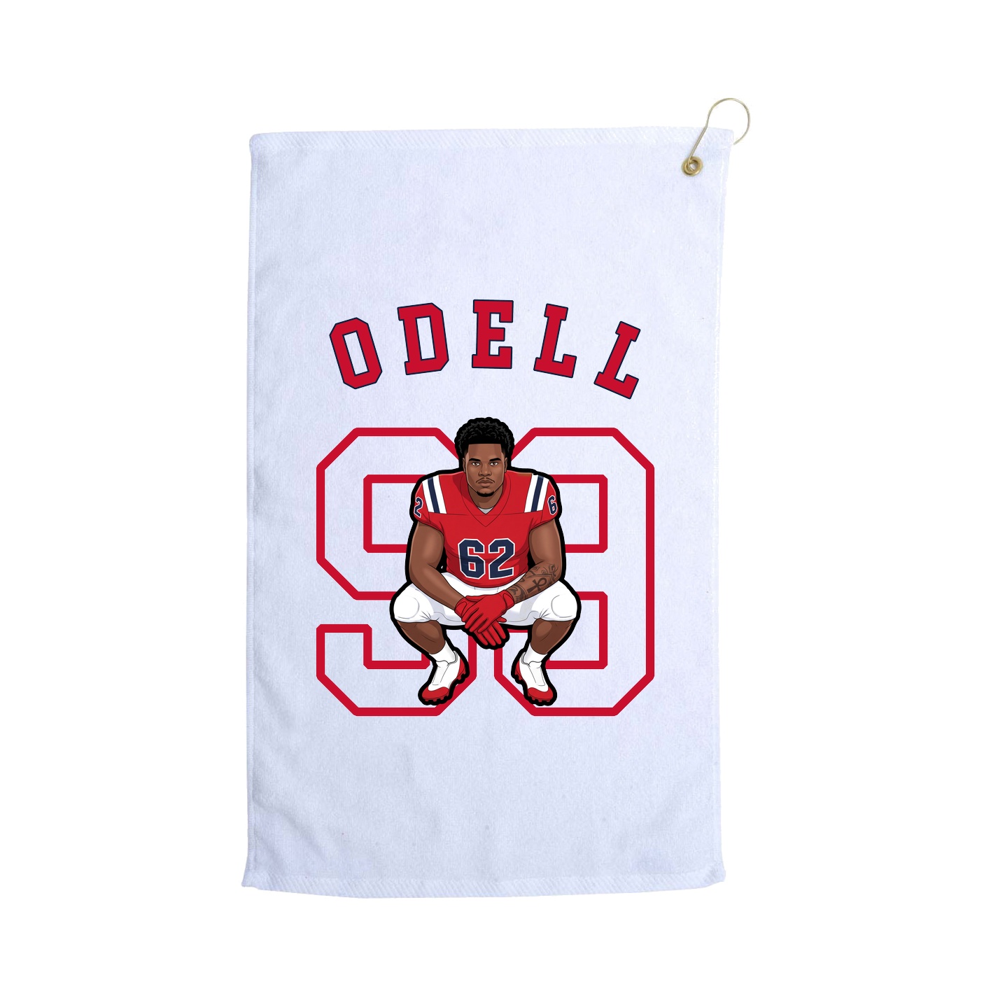 Golf Towel — Shirsey Arch in White