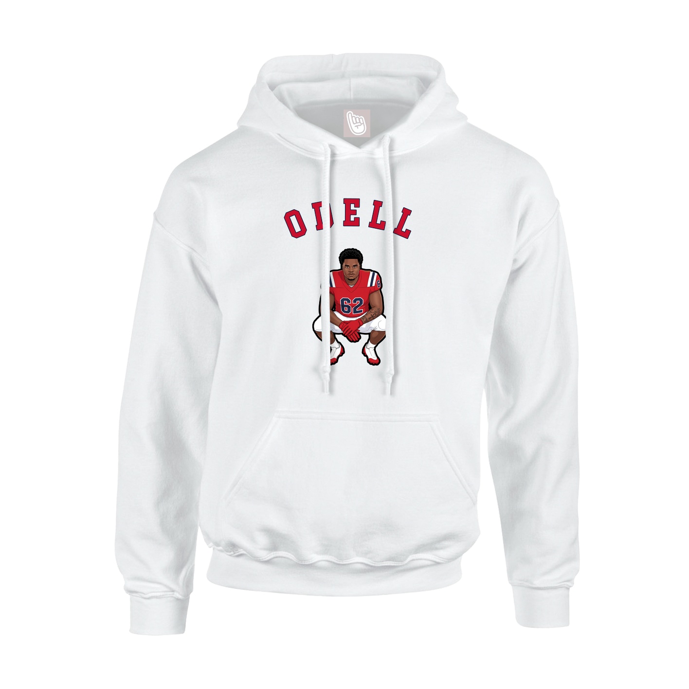 Youth Hoodie — Shirsey Arch in White