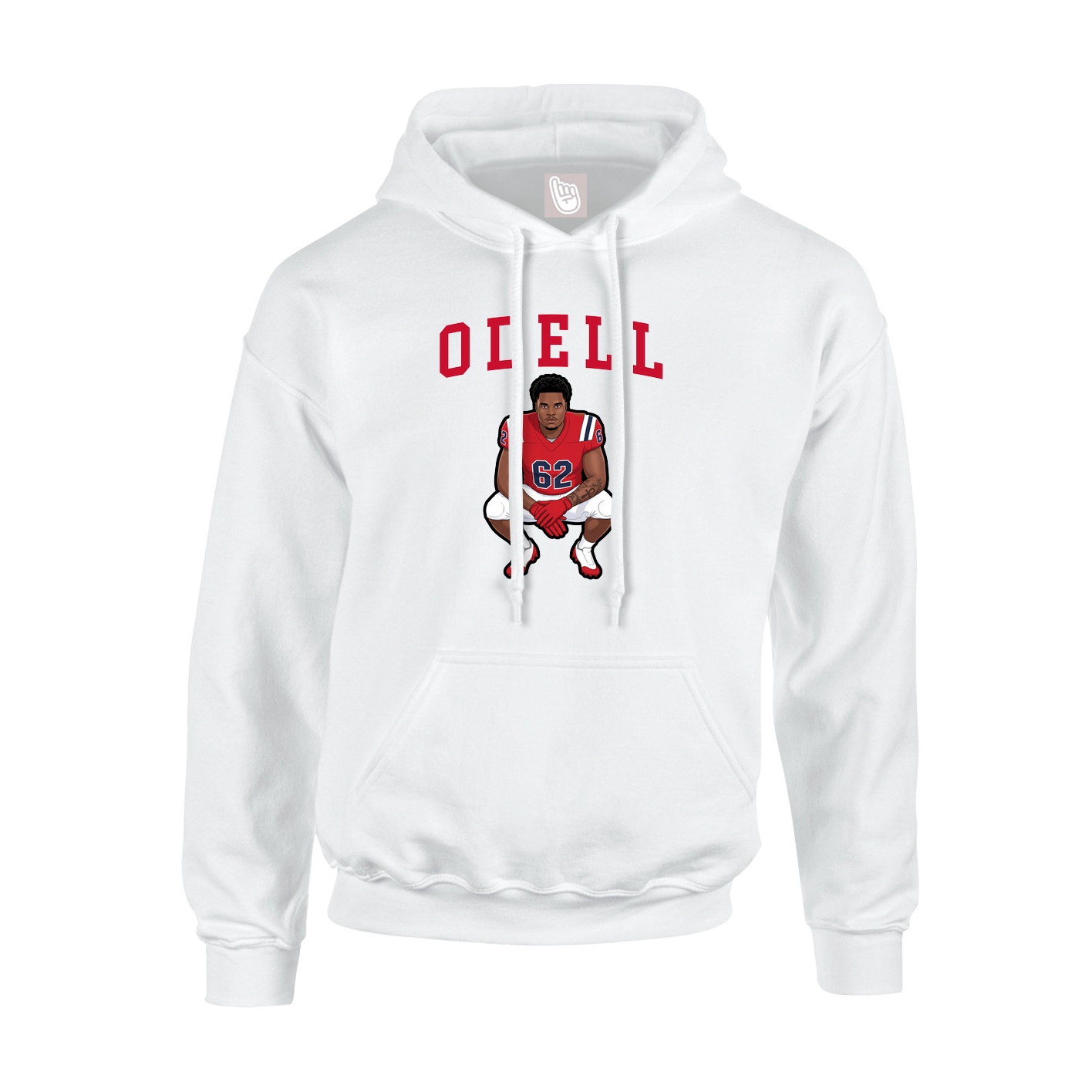 Hoodie — Shirsey in White