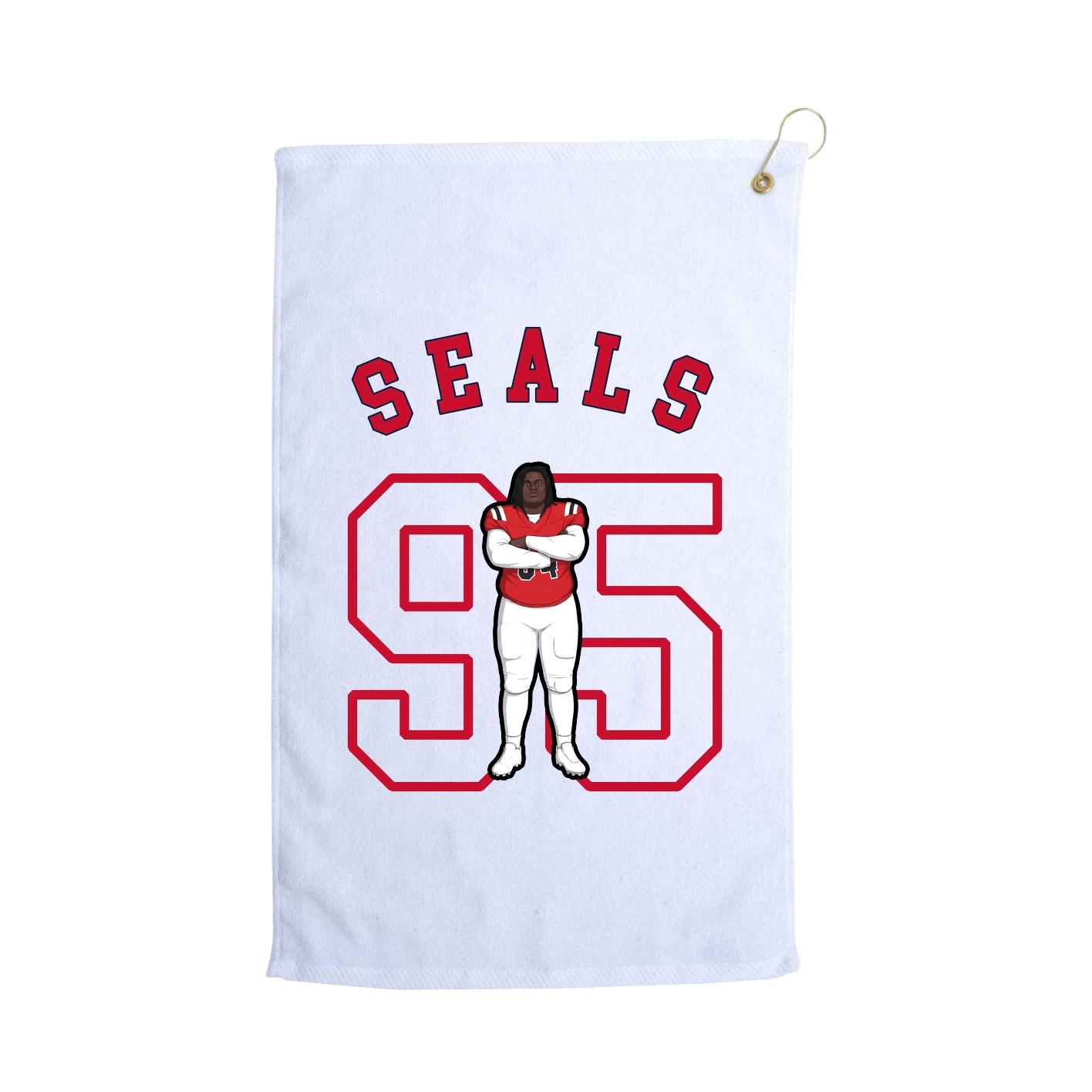 Golf Towel — Shirsey Arch in White