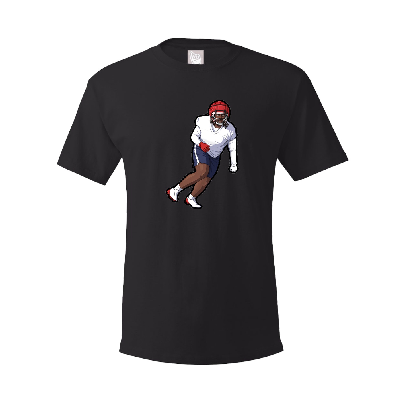Tee — Name Vertical in Black