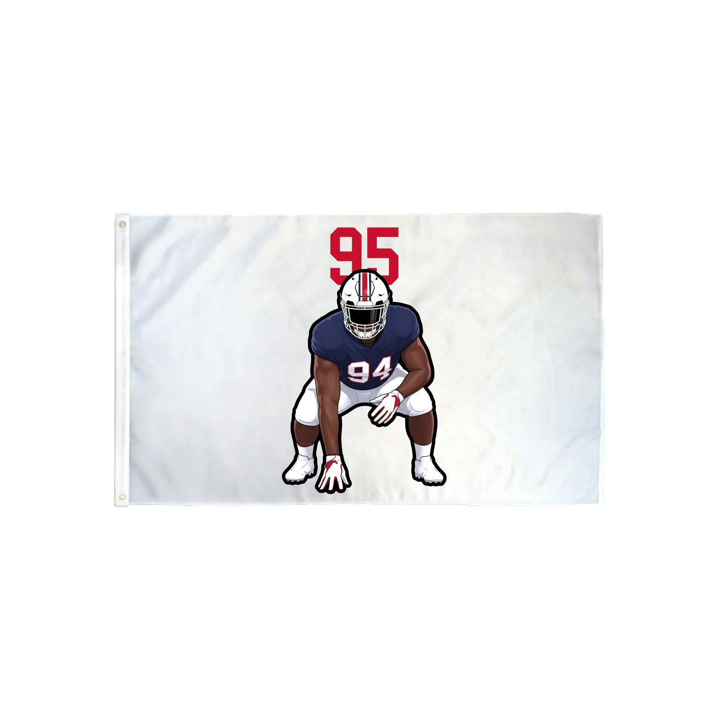 3x5 Flag — Number Top in Classic