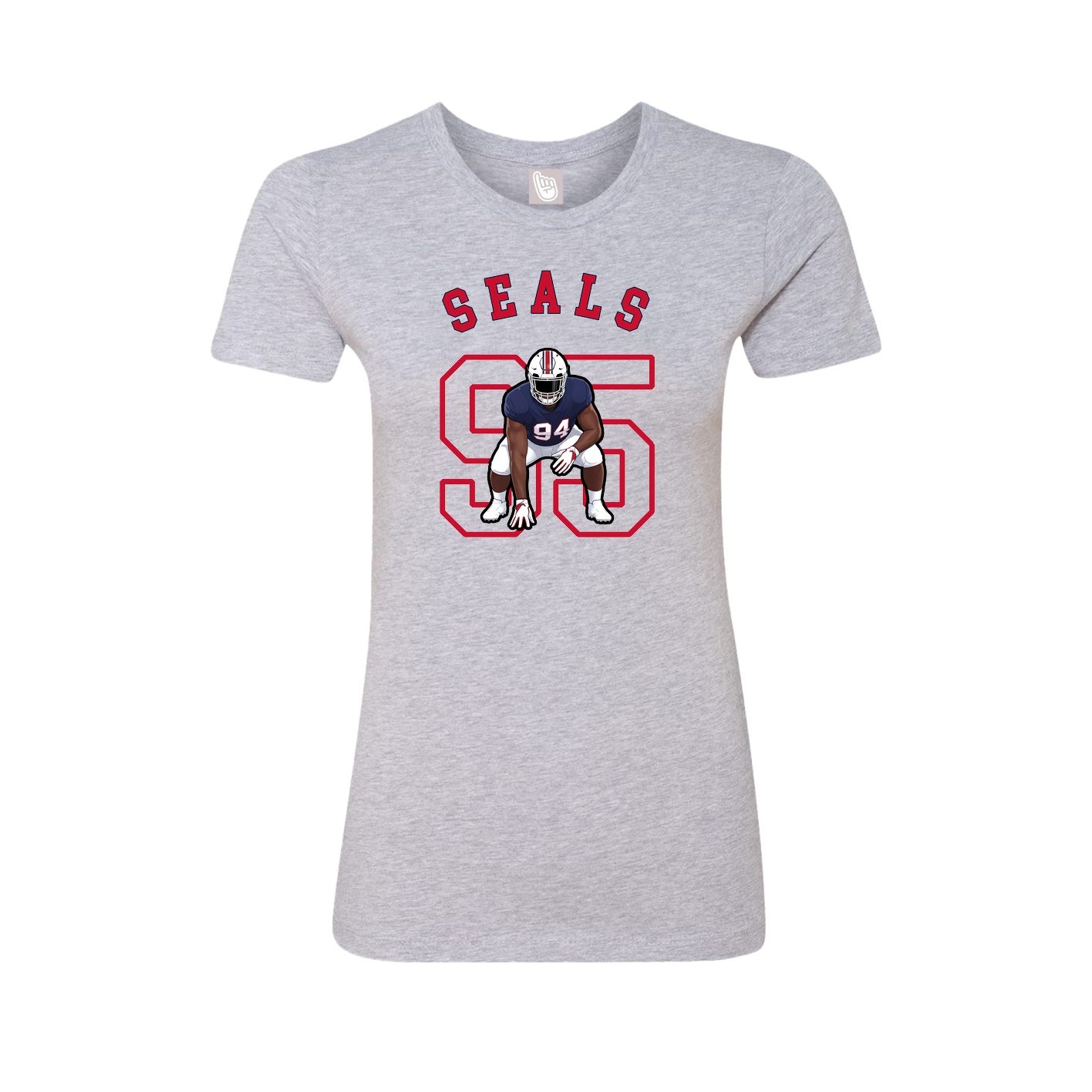 Fitted Women's Tee — Shirsey Arch in Grey