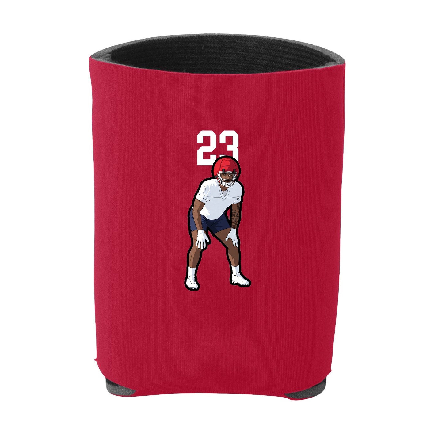 Can Holder — Number Top in Red