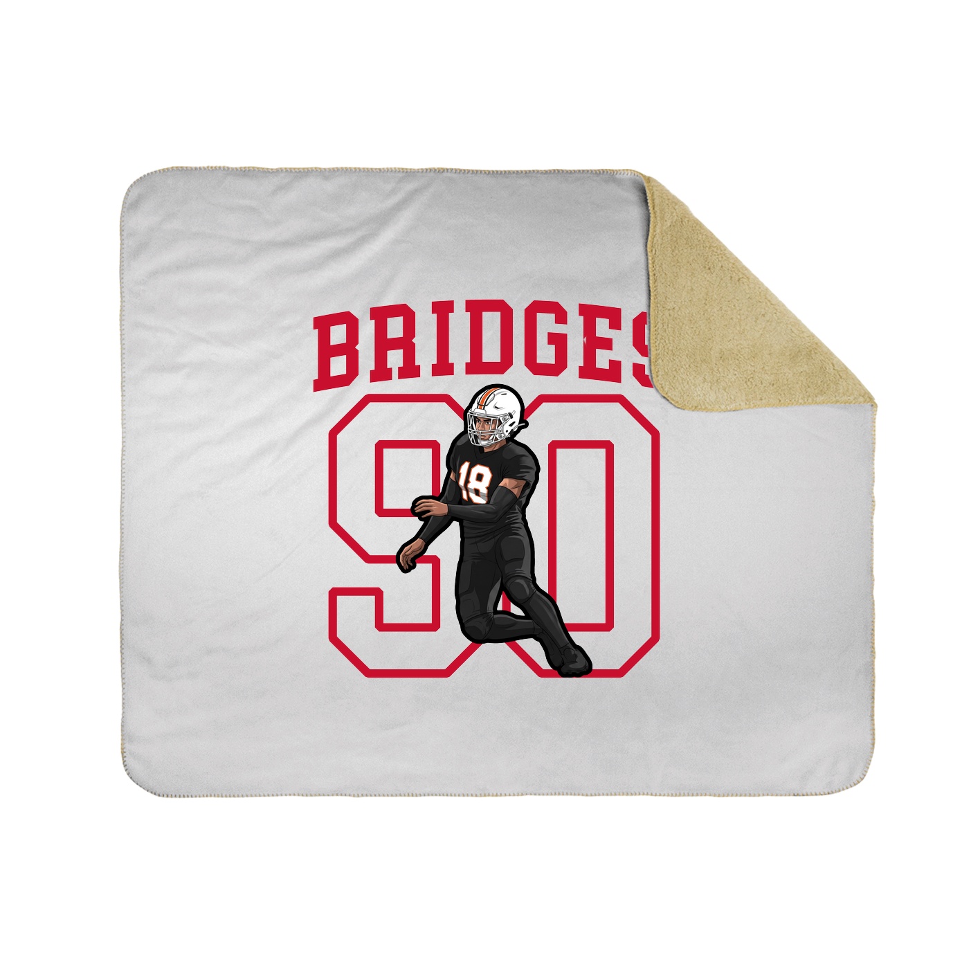 50x60 Sherpa Lined Throw Blanket