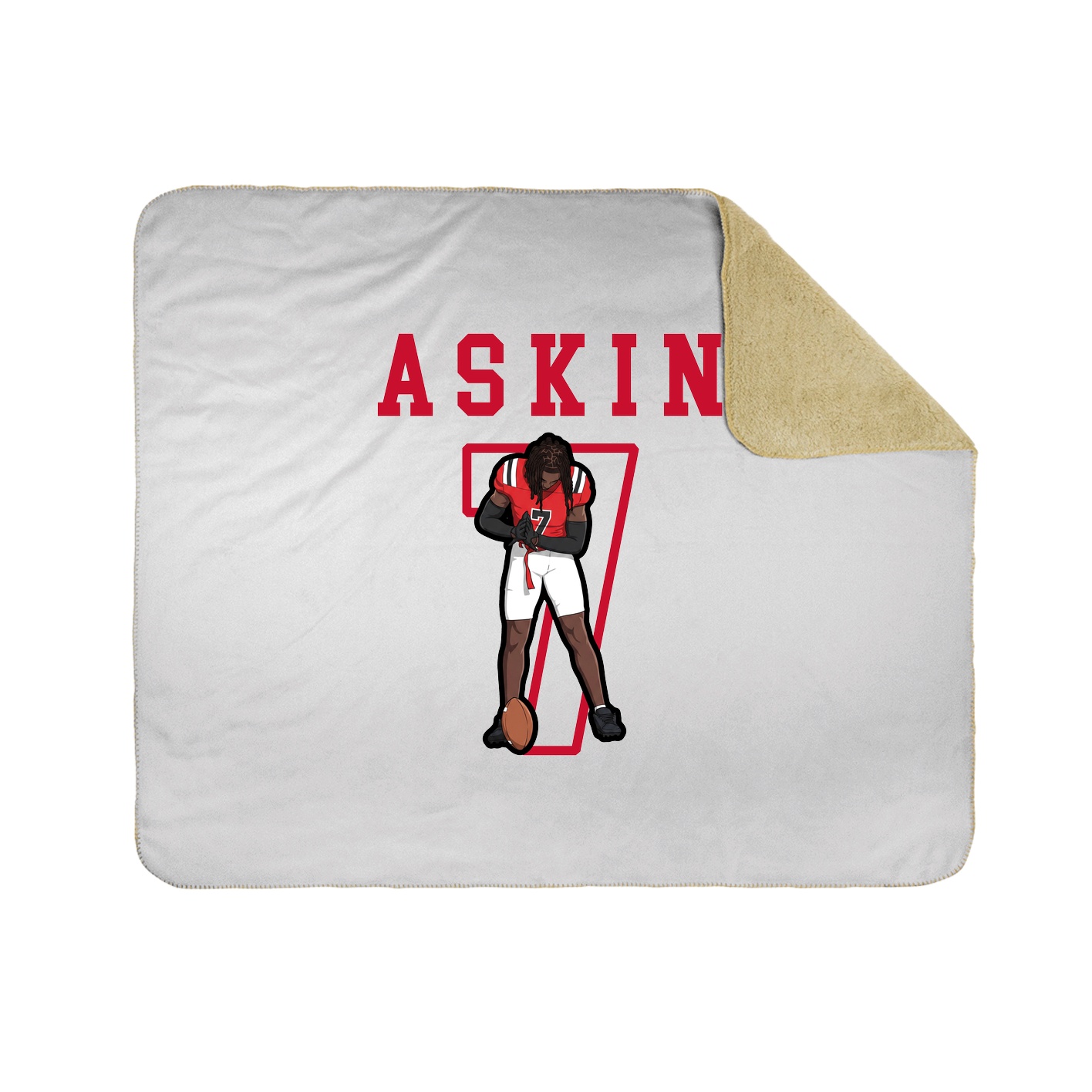 Throw Blanket — Shirsey in White
