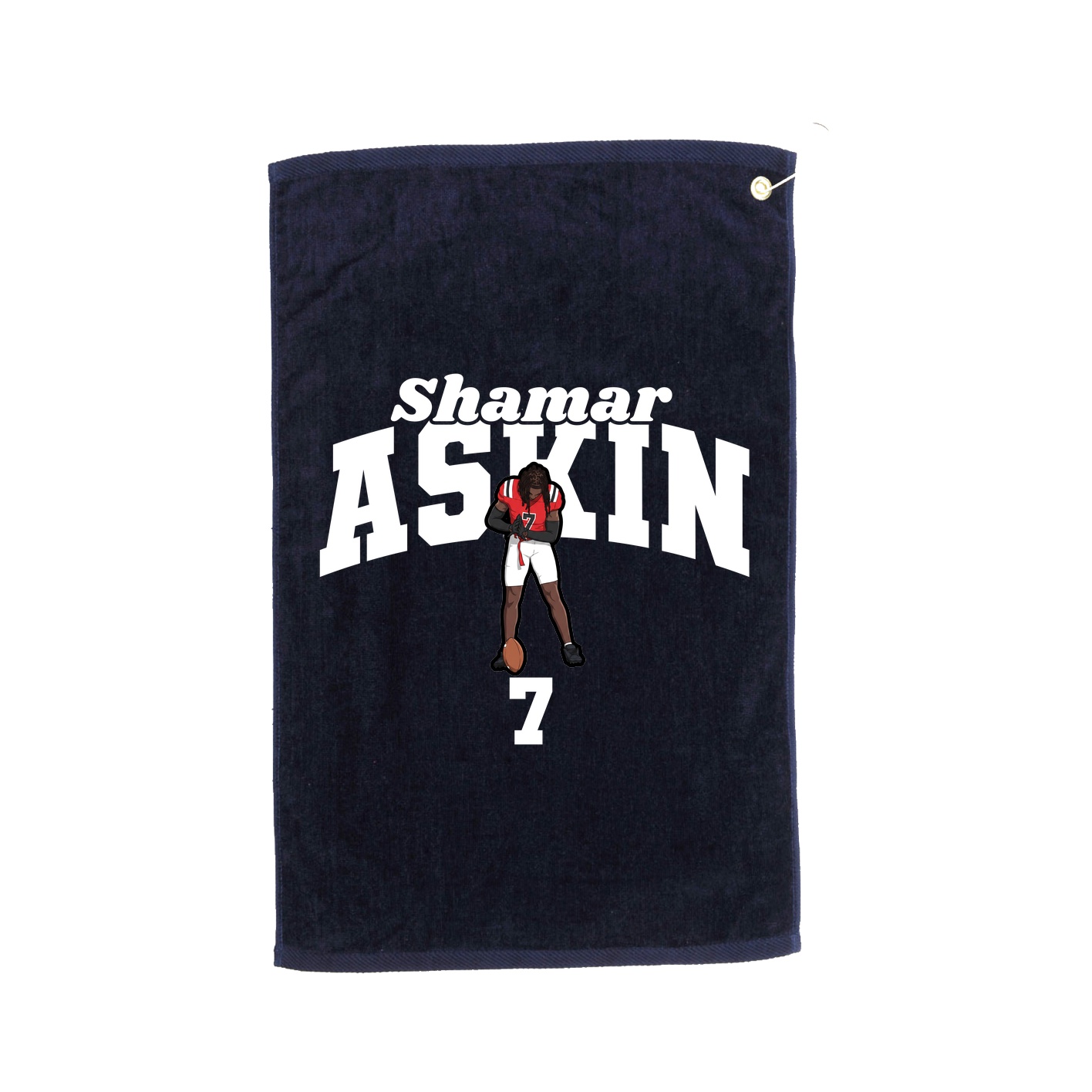 Golf Towel — Signature Arch in Navy