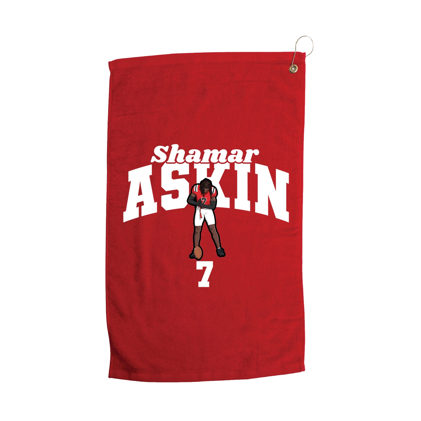 Golf Towel — Signature Arch in Red