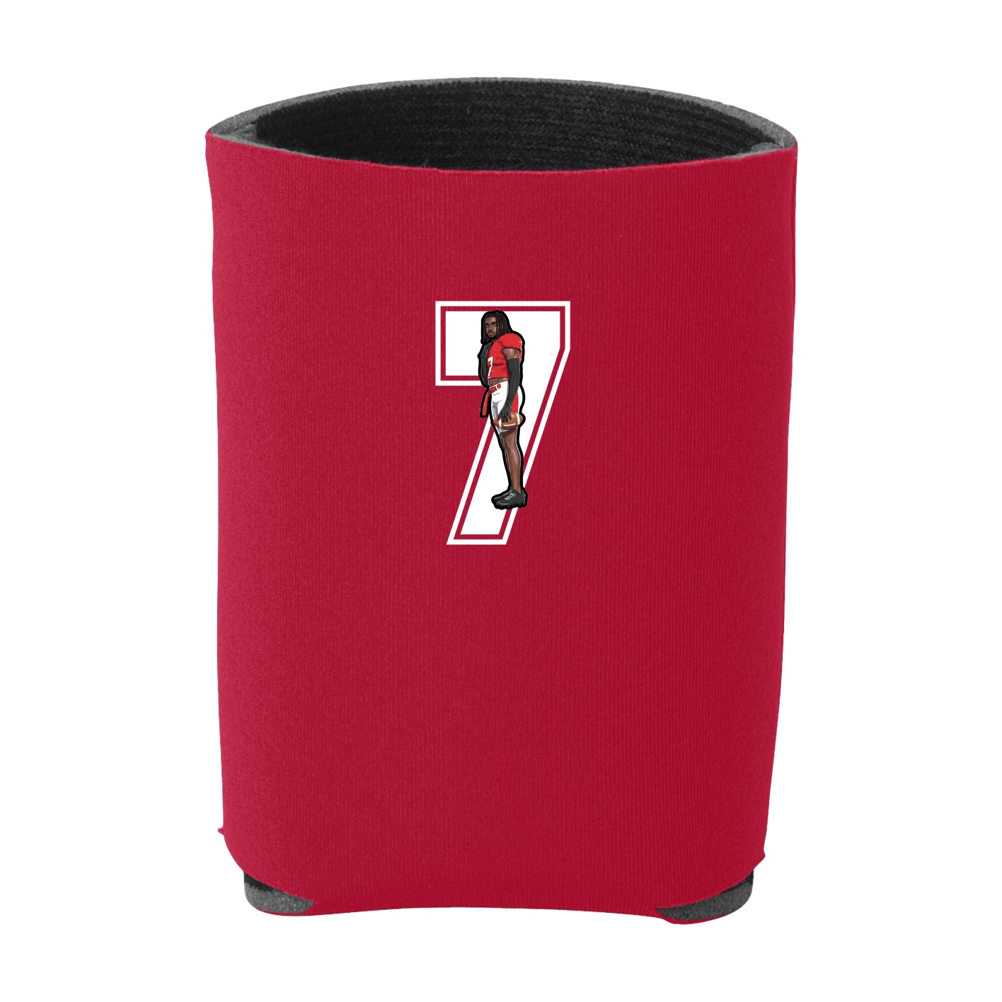 Can Holder — Number in Red