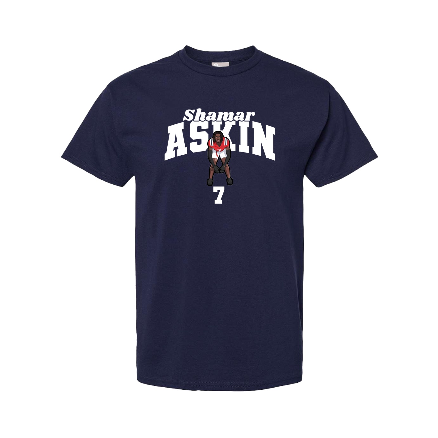 Tee — Signature Arch in Navy