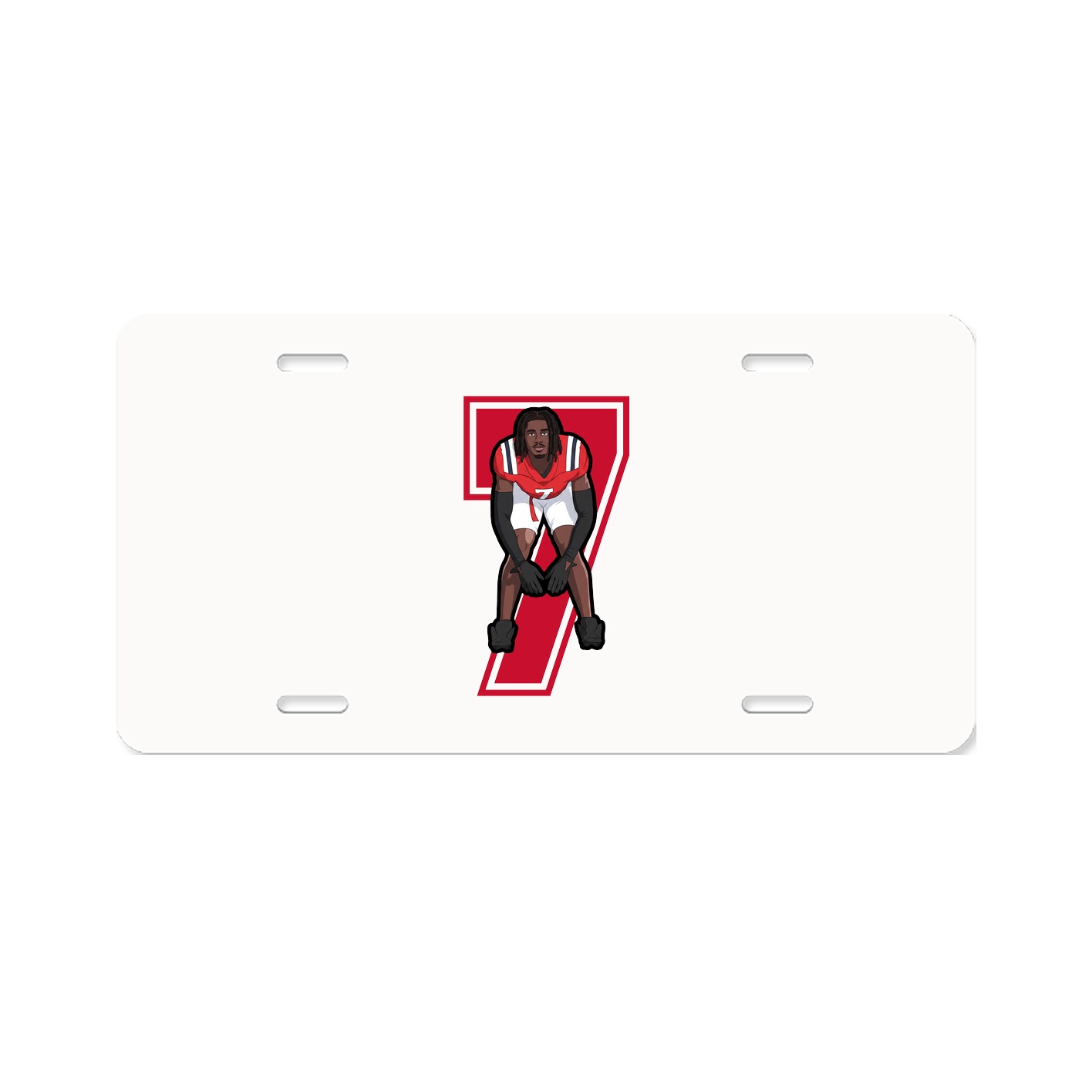 License Plate — Number in Classic