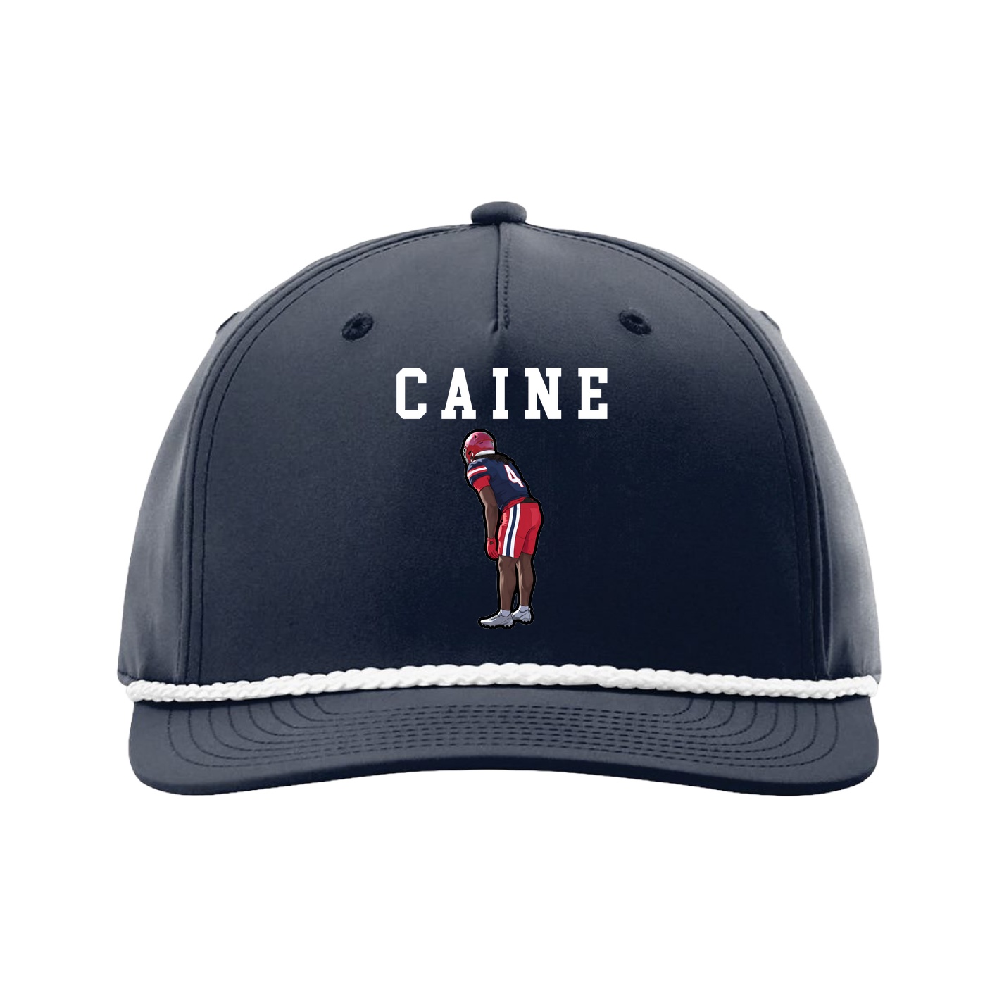 Five-Panel Classic Rope Cap — Shirsey in Navy