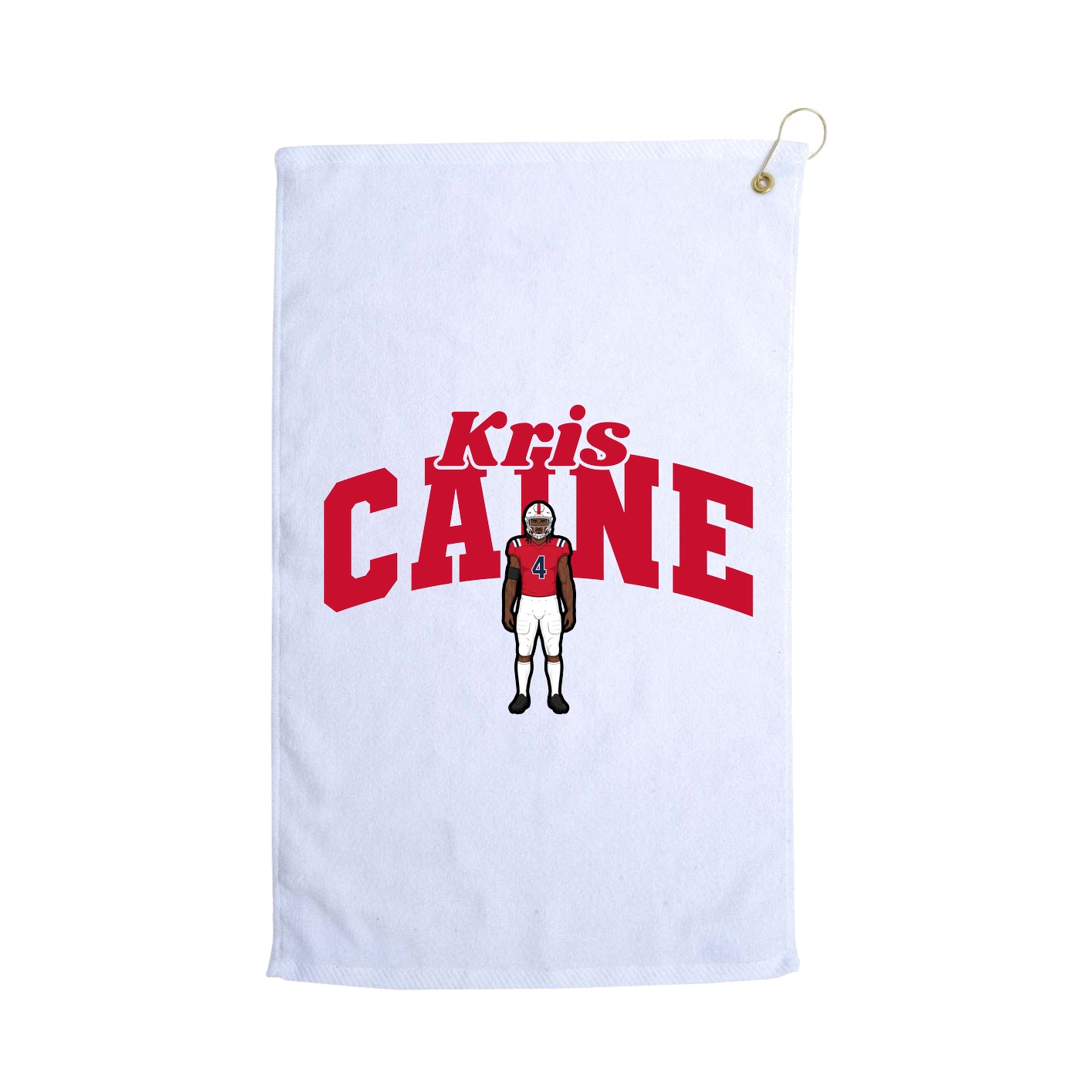 Golf Towel — Signature Arch in White